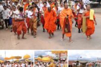 វត្តសុវណ្ណសាគរ(ហៅវត្តកោះខ្សាច់)សង្កាត់ចុងឃ្នៀសទទួលបានថវិកាជាង៥៦លានរៀលពីអង្គកឋិនទានមហាសាមគ្គី នឹងបែងចែកសម្រាប់ជួសជុលផ្លូវបេតុង