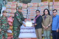 ឯកឧត្តម ​ញ៉ែម ​សំអឿន ​​​និង​​លោកជំទាវ​ព្រម​ទាំង​សប្បុរសជន​ជួយ​ឧបត្ថម្ភ​ថវិកា ​សម្ភារៈ​ប្រើប្រាស់​ ស្បៀងអាហារ ​និងគ្រឿងឧបភោគបរិភោគ ​ជូនដល់​កងទ័ព​ជួរ​មុខអង្គភាព​កងពល​តូច​អន្តរាគមន៍​លេខ១២៨​យោធភូមិភាគទី១